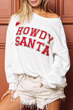 Load image into Gallery viewer, Howdy Santa Sweatshirt
