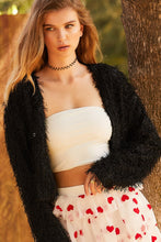 Load image into Gallery viewer, Radiant Romance Feather Crop Jacket
