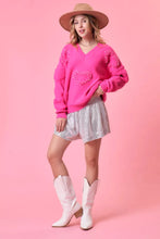 Load image into Gallery viewer, Candy Hearts Oversized Sweater
