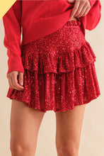 Load image into Gallery viewer, All Frills Sequin Skort
