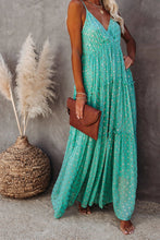 Load image into Gallery viewer, Taste of Summer Aqua Blue Tiered Maxi Dress
