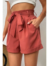 Load image into Gallery viewer, Walk On The Pier High Waist Shorts in Brick
