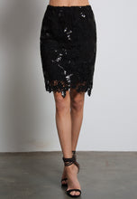 Load image into Gallery viewer, Twinkle Lights Sequin Pencil Skirt
