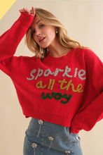 Load image into Gallery viewer, Sparkle All The Way Sweater
