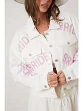 Load image into Gallery viewer, Denim &quot;BRIDE&quot; Jacket
