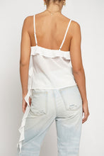 Load image into Gallery viewer, Lime Light Ruffle Cami
