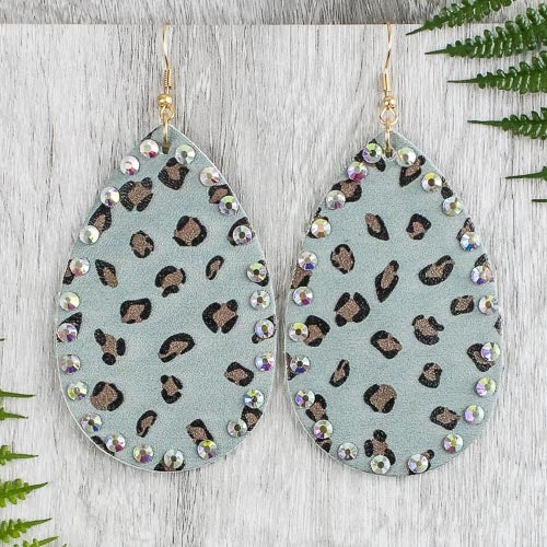 Leopard Gem Earrings