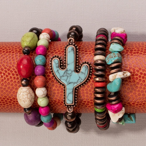 Cactus Bracelet Stack