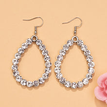 Load image into Gallery viewer, Rhinestone Hoop Earring
