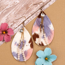 Load image into Gallery viewer, Cow Hide Earrings
