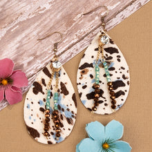 Load image into Gallery viewer, Cow Hide Earrings
