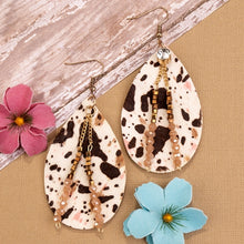 Load image into Gallery viewer, Cow Hide Earrings
