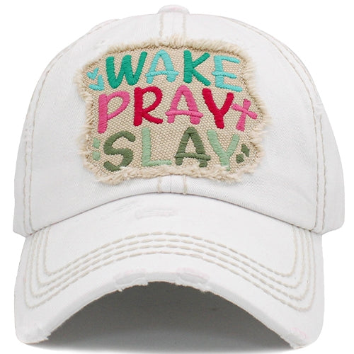 Wake Slay Pray Ball Cap