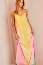 Load image into Gallery viewer, Sunny Days Pastel Ombre Maxi Dress
