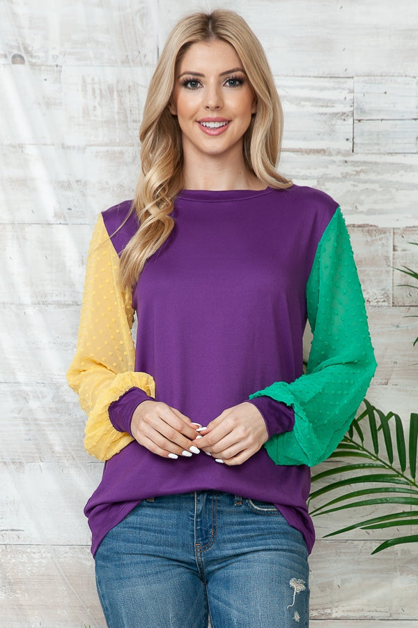 Life of the Mardi Tunic Top