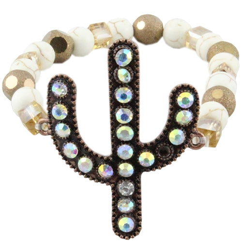 Crystal Cactus Bracelet