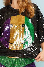 Load image into Gallery viewer, Let the Good Times Roll Sequin Top
