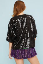 Load image into Gallery viewer, Let the Good Times Roll Sequin Top
