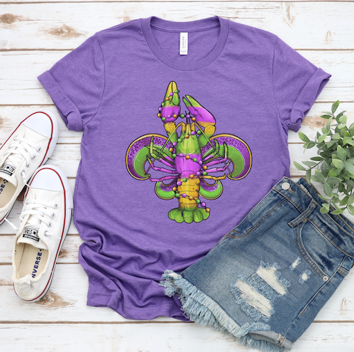 Mardi Gras Crawfish Tee