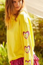 Load image into Gallery viewer, Happiest Days Heart Pullover Top
