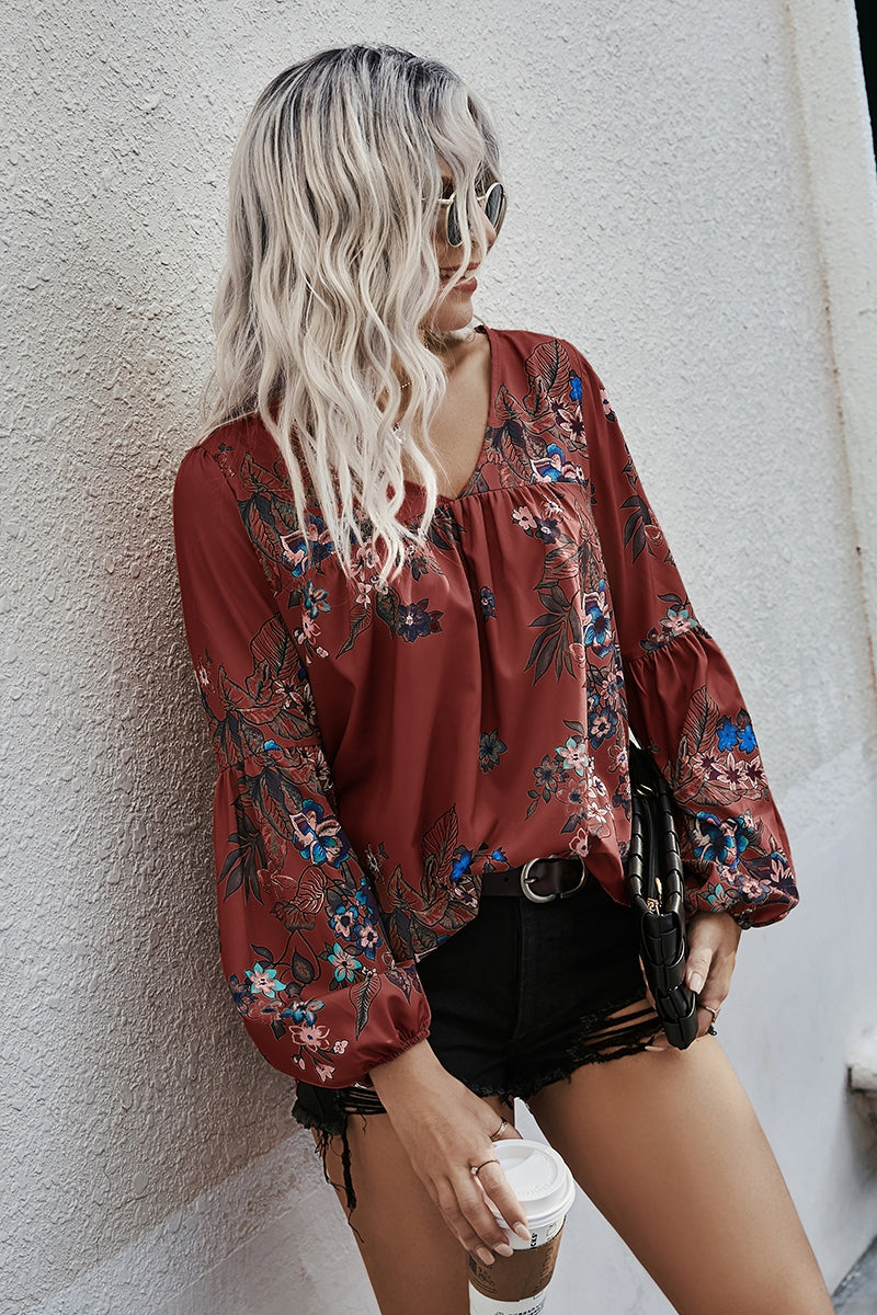 Candid Feelings Floral Blouse