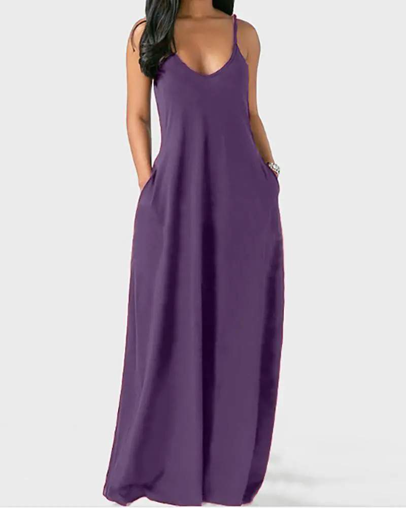 Girls Getaway Purple Maxi Dress