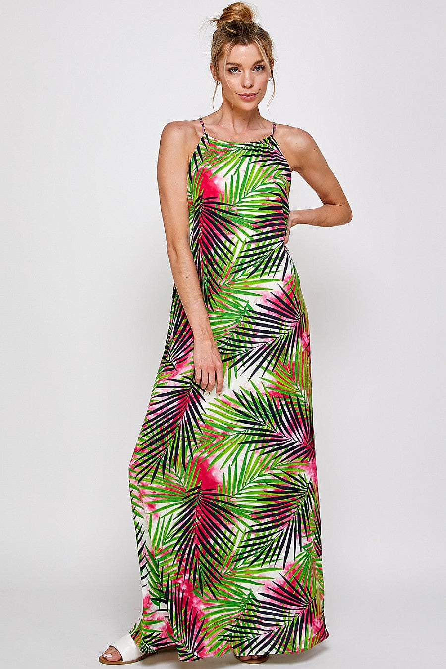 Lucia Tropical Print Maxi